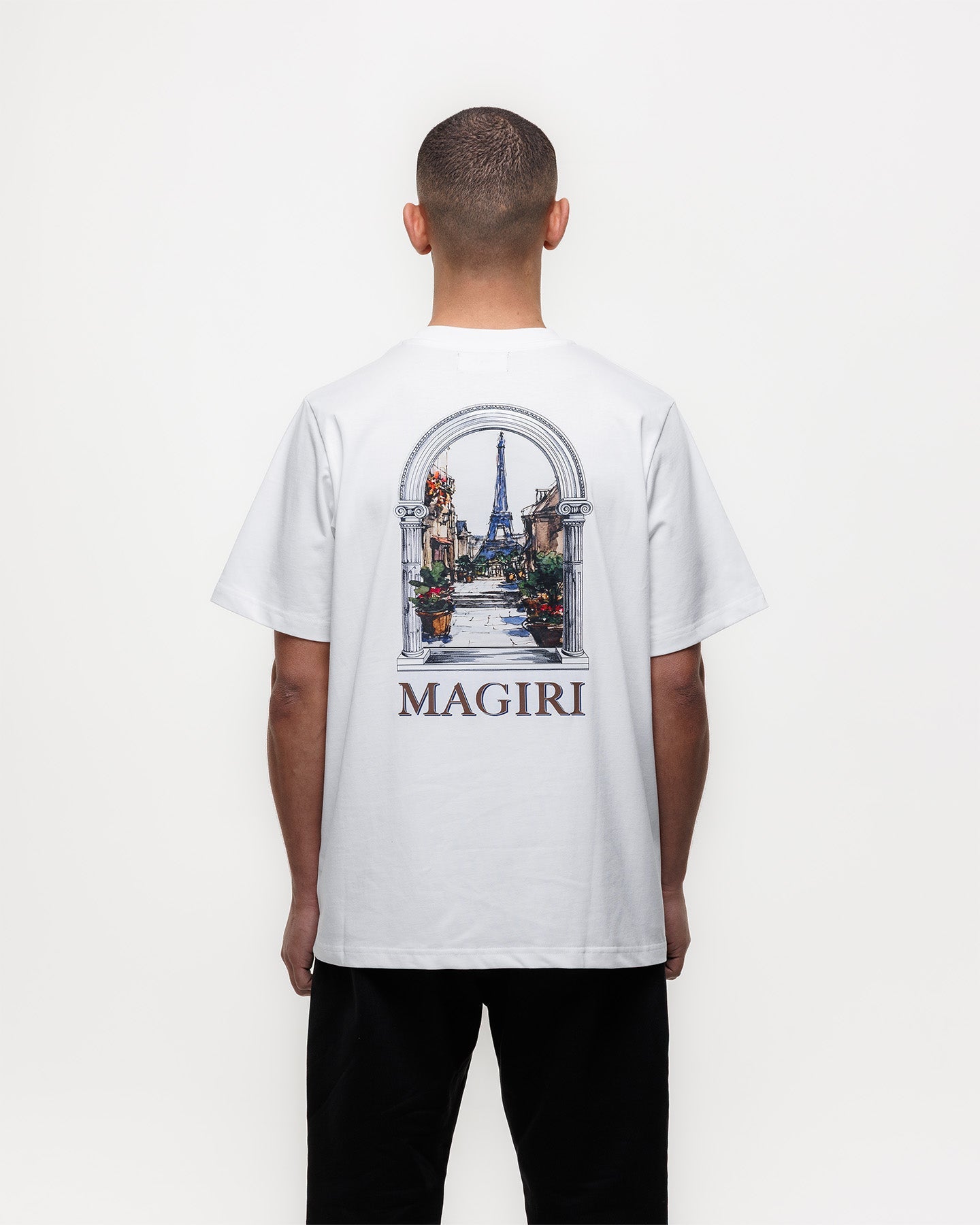 MAGIRI Archway Printed White T-Shirt